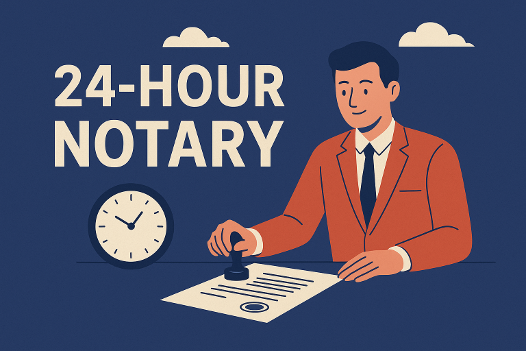 24 Hour Mobile Notary Florida | Emergency Notary Service